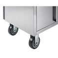 thumbnail image 2 of TRINITY BASICS® 31x20.6 Stainless Steel Rolling Workbench w/ Pegboard, 2 of 8