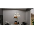 thumbnail image 5 of Quoizel Nielson 9-Light Matte Black Chandelier, 5 of 8