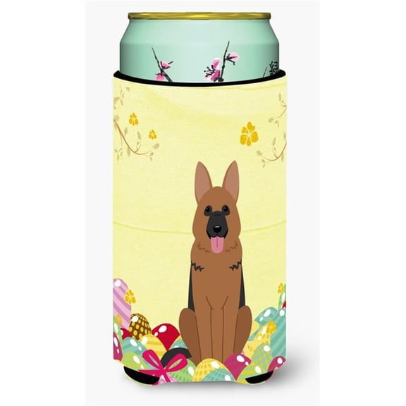 Carolines Treasures BB6067TBC Easter Eggs German Shepherd Tall Boy Beverage Insulator Hugger