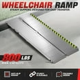 thumbnail image 2 of DNA Motoring 6Ft Folding Non-Slip Aluminum Wheelchair Scooter Ramp for Home Steps Doorways, 2 of 6