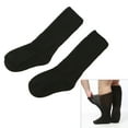 thumbnail image 2 of Huhudde Socks for Wide Bariatric Socks None Binding Diabetic Hospital Socks with Grip for Men Women, 2 of 18