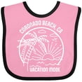 thumbnail image 3 of Inktastic Summer Vacation Mode Coronado Beach California Boys or Girls Baby Bib, 3 of 4