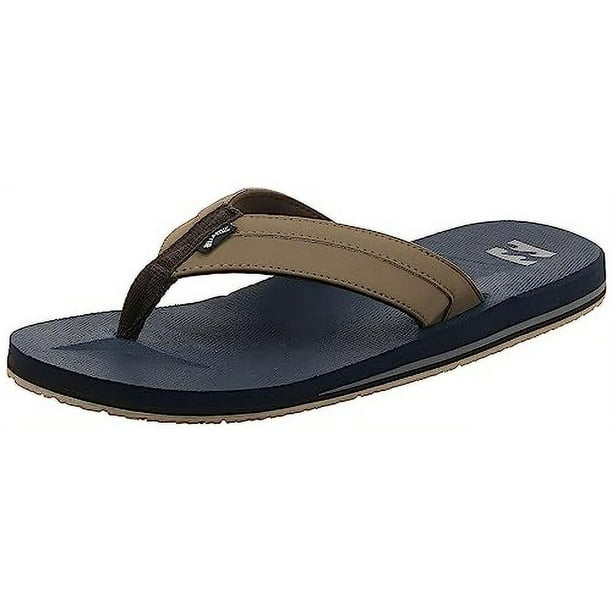 Navy footbed sandals clearance