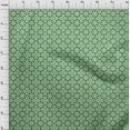 thumbnail image 4 of oneOone Cotton Poplin Twill Green Fabric Arabic Moroccan Sewing Material Print Fabric By The Yard 56 Inch Wide, 4 of 4
