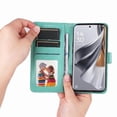 thumbnail image 2 of Funda tipo cartera GANGXUN para OPPO Reno 10 Pro 5G , diseño girasol, cuero PU, soporte, cierre magnético, tarjetero, 2 of 5