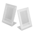 thumbnail image 1 of Cadre Photo Incliné, 2 Pcs Cadre Photo Autoportant en Forme de L pour Mini 12 / 11 / 9 / 8 / 7 EVO 3 Pouces, 1 of 8