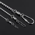 thumbnail image 3 of Stainless Steel Foot Chain Metal Ankle Chain Anti-Off Anklet Durable Ankle Rings for Birds Cockatiels Pet Parrot (Size 4 Thick Chain), 3 of 7