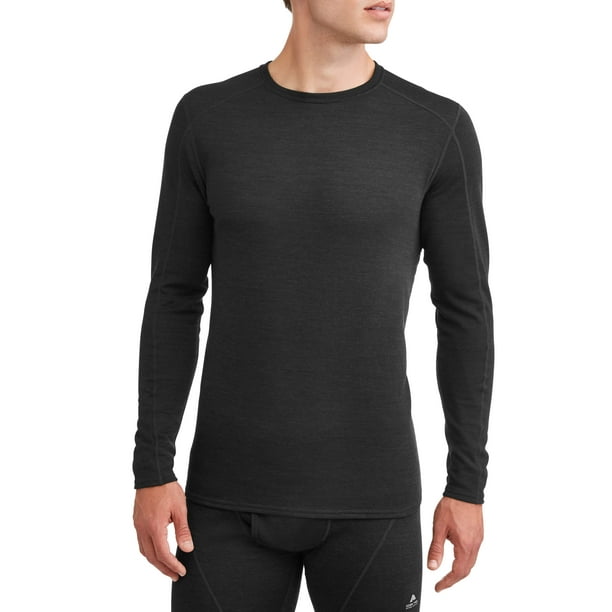 Ozark Trail - Ozark Trail Men's Wool Blend Thermal Baselayer Crew ...