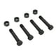 thumbnail image 5 of Pernos de Grillete de Resorte de la Haja del Remolque, 4pcs de Acero Anti-Tensión 9/16in-18 x 3 Pulgadas Pornos de Grasa de Resorte de Hoja para EJES DE 2000 LB 3500 LB, 5 of 7