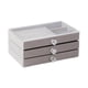 thumbnail image 4 of Caja Organizadora de Joyas Strade Fareast Limited 23,5 x 13,5 x 11 cm Gris, 4 of 8