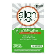 Align Probiotic Gut Health And Immunity Capsules For Men And Womens, 14 Ea, 3 Pack