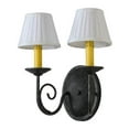 thumbnail image 3 of Meyda 149030 12 in. Jenna 2 Light Wall Sconce, Smoke, 3 of 3