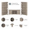 thumbnail image 2 of Key West TV Stand for 70 Inch TV w/ Bookcases in Washed Gray - Engineered Wood, 2 of 7