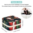 thumbnail image 5 of Santa Claus Square Portable Jewelry Box Organizer for Rings, Earrings, Necklaces, Bracelets - Travel Must-Have for Girls and Women, 5 of 6