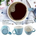 thumbnail image 2 of Solid Color Extra Large Ceramic Mugs for Coffee or Soup, Microwave and Dishwasher Safe, 2 of 7