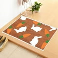 thumbnail image 6 of Fasiaou Easter Day Door Mat Bunny Egg Pattern Welcome Doormats Nonslip Indoor Outdoor Entrance Rug Doormat for Easter Home Decoration, Spring for Porches Balconies,C, 6 of 6