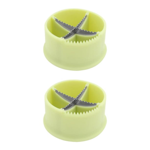 Advancent Abridor de castañas TureClos, desgranador abierto de nueces de plástico inoxidable, galleta de castañas portátil de mano verde 2piezas Advancent CBP028457