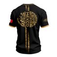 thumbnail image 3 of Mexico Men's Soccer Jersey, Men's Mexican Heritage Aztec Graphic T-Shirt, Short Sleeve Athletic Football Top, Eagle and Snake Emblem Fan Gear, 3 of 5