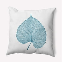 20" x 20" Simply Daisy Leaf Study Polyester Indoor/Outdoor Pillow, Unreal Teal Qty 1