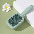 thumbnail image 7 of bestolf Double-sided Shampoo Brush with Long Handle Fine Wide Teeth Scalp Massager Men Women 2-in-1 Hair Detangling Scrubber Brush (Pink ), 7 of 7