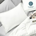 thumbnail image 3 of Bare Home Pillow Sham Set - Premium 1800 Collection - Double Brushed - Standard, Cream, 3 of 9