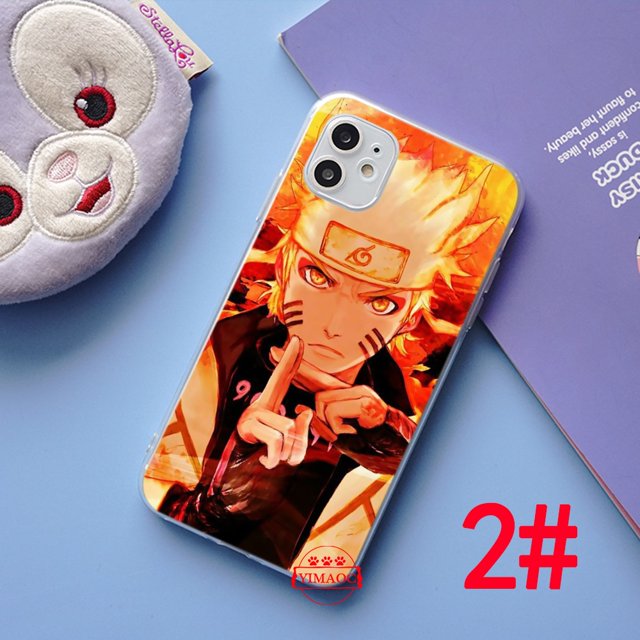 iPhone 12 Mini 11 Pro XR XS Max Transparente soft Case 79A Naruto Anime