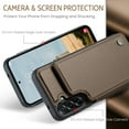 thumbnail image 3 of For Samsung Galaxy A56 5G Case with Card Holder, Wallet Case for Women Men with RFID Blocking, Durable Leather Kickstand Magnetic Clasp Shockproof for Samsung Galaxy A56, 3 of 11