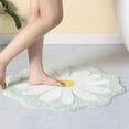 Cute Bath Mat,Pink Flower Rug,Water Absorption Non Slip Mat,Soft ...