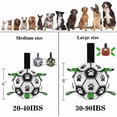 thumbnail image 3 of Pelota de fútbol QDAN Dog Toy con correas para perros pequeños de tira y afloja, 3 of 9
