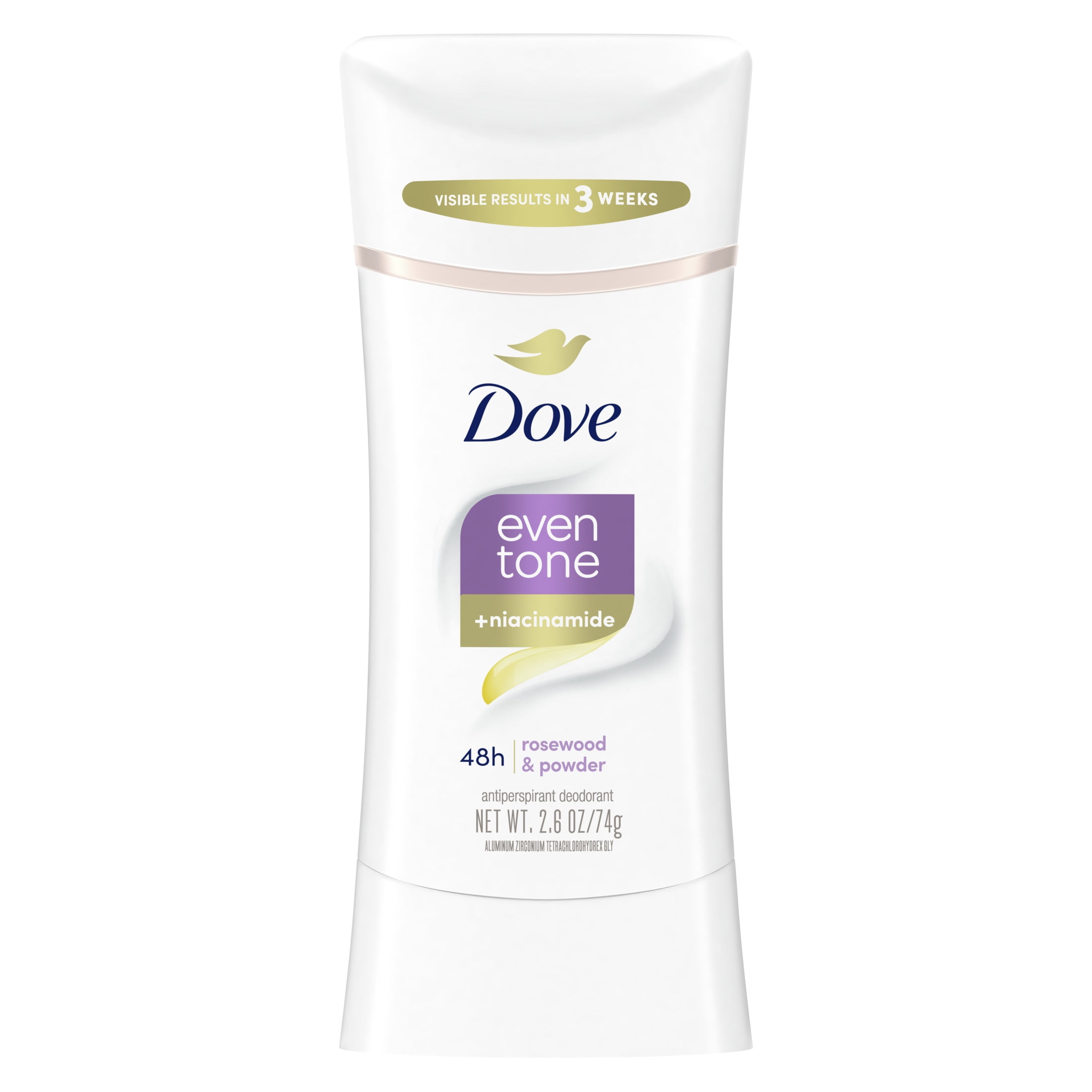 (3 pack) Dove Even Tone Antiperspirant Restoring Powder Deodorant for Women For Uneven Skin Tone 2.6 oz