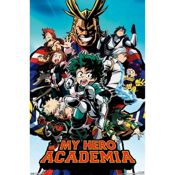 My Hero Academia Diamond Painting Set (For Adults) 5D DIY Anime Diamond Art Set (For Beginners) Round Full Diamond Diamond Painting Gem Art Crafts (Home Wall Decoration Gift)