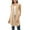 Khaki, variant on Babysbule Women's Tops, Jackets& Coat Fashion Women's Sleeveless Draped Open Front Cardigan Vest Asymmetric Hem Blouse Tops
