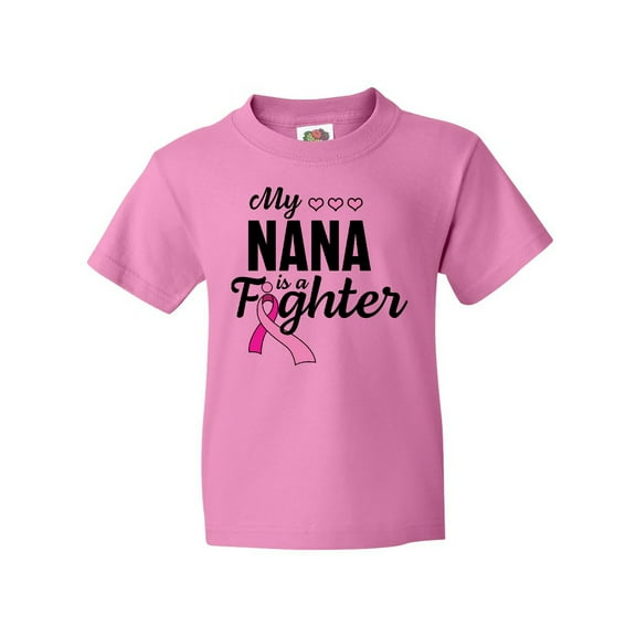 Inktastic Breast Cancer Awareness My Nana is a Fighter Youth T-Shirt