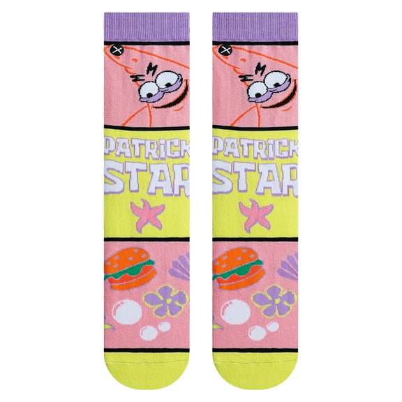 Patrick Star Mash-Up Men's Crew Socks