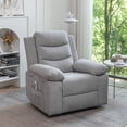 thumbnail image 2 of Kadyn Power Recliner Chair with Adjustable Massage Function, Recliner Chair with Heating System for Living Room, Light Gray, 2 of 11