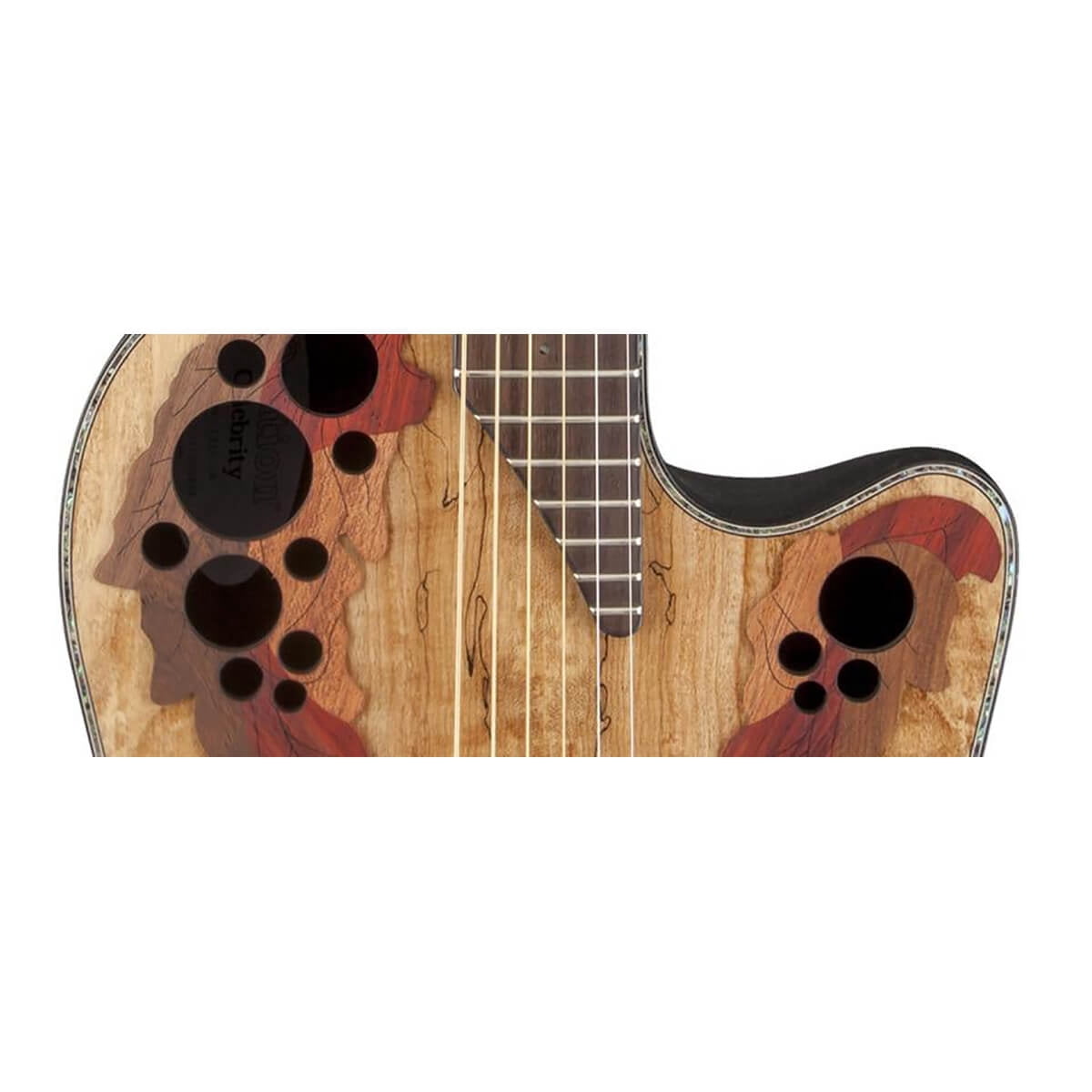 Ovation Celebrity Elite Acoustic Electric Guitar - Spalted Maple - CE44P-SM