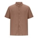 thumbnail image 3 of pstuiky Camisas de vestir de manga corta para hombre, Camisa hawaiana informal de manga corta con cuello redondo y botones para hombre camisetas de hombre xl, 3 of 5