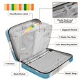 thumbnail image 4 of Haosy Accordion File Organizer Zipper Binder 500 Sheet 6-Tab Expanding File Folder Multi-Pocket 1.2 Inch 3 Ring Baby Seal on Iceberg, 4 of 7
