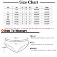thumbnail image 2 of Bigersell Period Underwear Clearance Thong Underwear Thong Panty Style P-339 Nylon Brief Panties Ladies Thongs Briefs Mid Waist Women's Briefs Gray XXL, 2 of 3