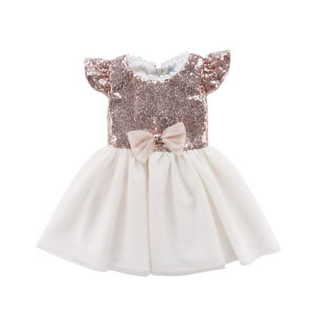 Skirts Cotton Silk Smocked Dress - Newborn Baby Girl Beaded Flying Sleeve Lace Bowknot Romper Raiment Silk Gauze Skirt Princess Dress