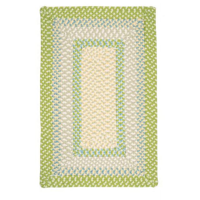 Colonial Mills Rug MG69R024X036R Montego - Lime Twist 2 ft. x 3 ft. Braided Rug