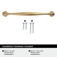 thumbnail image 3 of Amerock Fairfield 6-5/15 inch Center-to-Center Champagne Bronze Cabinet Pull, 25 Pack, 3 of 4