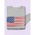 thumbnail image 3 of Independence Day Usa Flag Sweatshirt Women -Image by Shutterstock, Female XX-Large, 3 of 4