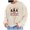 Khaki, variant on AOOCHASLIY Thanksgiving Day Men Tops Men Casual Fashion Print Round Neck Pullover Long Sleeve Tops Sweatshirt