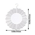 thumbnail image 4 of Thanksgiving Wind Power White Coated Aluminum Plate Double-Sided Printing Thermal Transfer Wind Chime Turntable, 4 of 7