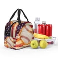 thumbnail image 5 of Honeii Baseball Ball With Flag Print Lunch Bag Women, Lunch Box Lunch Bag for Women Adult Men, Small Leakproof Cute Lunch Tote Large Capacity Reusable, 5 of 8