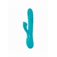 thumbnail image 2 of Vive Fiore Silicone Rechargeable Triple Motor G-Spot Air Wave Vibrator, Blue, 2 of 4
