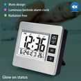 thumbnail image 5 of XGFHYJEH Alarm Clock, Digital clocks, Atomic Clocks, Alarm Clock with Usb Charge Port, Small Smart Bedside Tabletop Clock with Large LED Display, 5 of 6