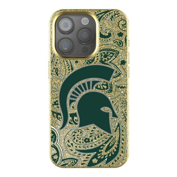 Keyscaper Michigan State Spartans Paisley Bling iPhone Case