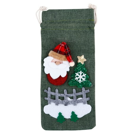 

1PC Wine Bottle Bag Christmas Decoration Table Decoration Wine Bottle Pouch